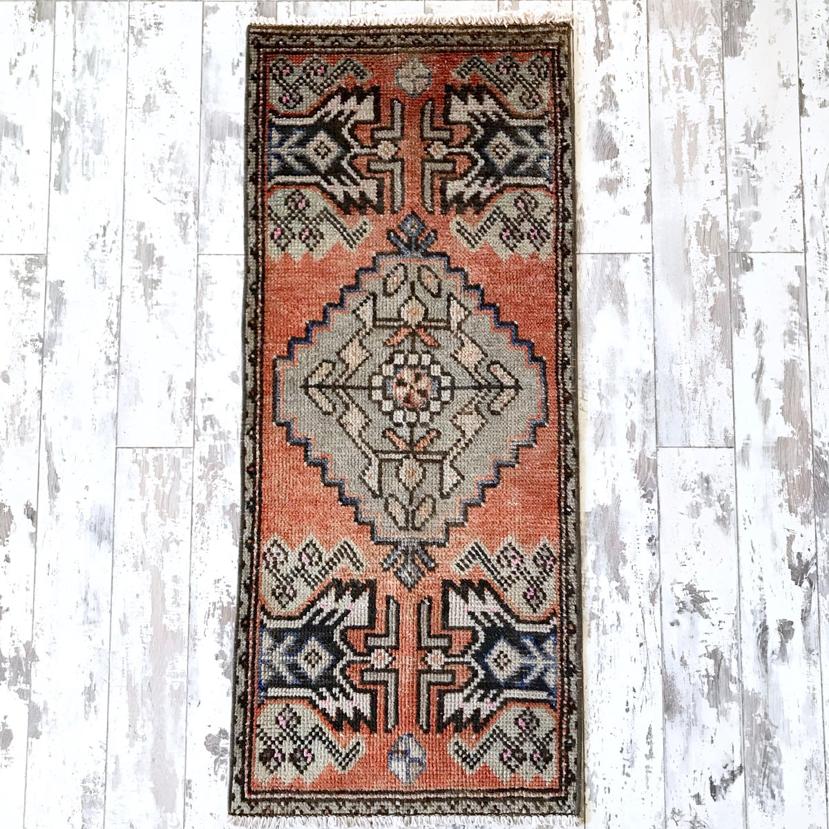 ラグ vintage turkish rug, 049 Vintage Turkish Neutral Rug - 4'9 x 8'0 - 150 x 243 cm