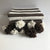 Brown and White Moroccan Pom Pom Blanket