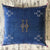 Indigo Blue Cactus Silk Pillow Cover