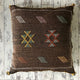 Dark Brown Cactus Silk Pillow Cover