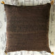 Dark Brown Cactus Silk Pillow Cover