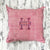 Red Cactus Silk Pillow Cover